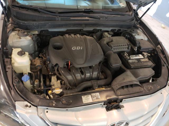 5NPEB4AC8DH504076 - 2013 HYUNDAI SONATA GLS SILVER photo 11