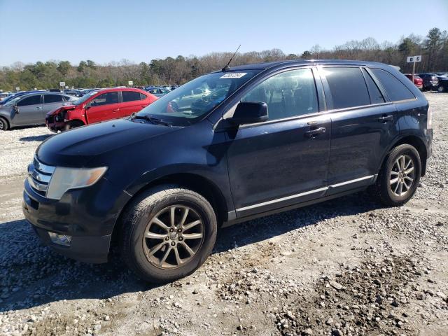 2FMDK38C18BA45904 - 2008 FORD EDGE SEL BLUE photo 1