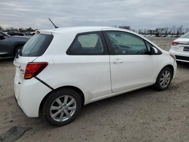 VNKJTUD38FA021664 - 2015 TOYOTA YARIS WHITE photo 3