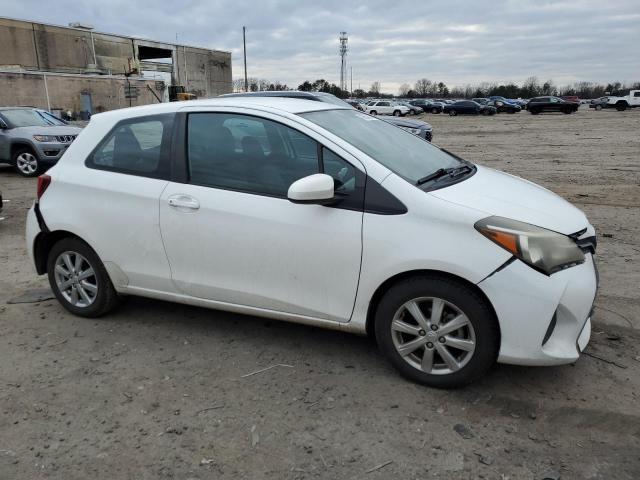 VNKJTUD38FA021664 - 2015 TOYOTA YARIS WHITE photo 4