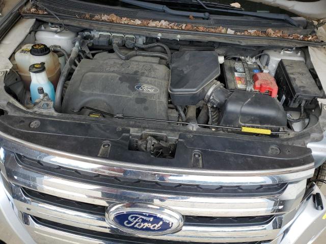 2FMDK3JC0DBA17936 - 2013 FORD EDGE SEL SILVER photo 11