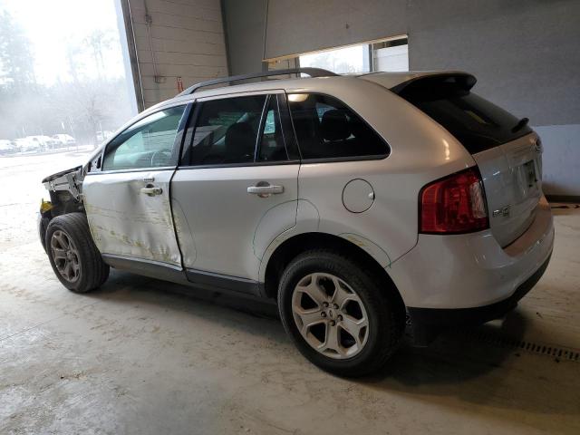 2FMDK3JC0DBA17936 - 2013 FORD EDGE SEL SILVER photo 2