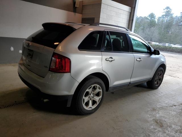 2FMDK3JC0DBA17936 - 2013 FORD EDGE SEL SILVER photo 3