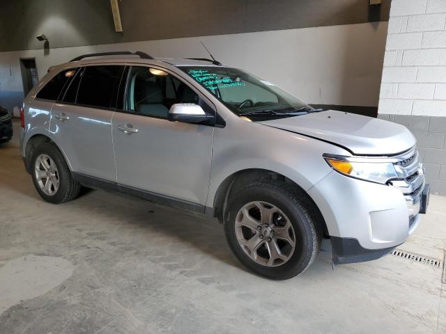 2FMDK3JC0DBA17936 - 2013 FORD EDGE SEL SILVER photo 4