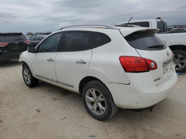 JN8AS5MT3BW183852 - 2011 NISSAN ROGUE S WHITE photo 2