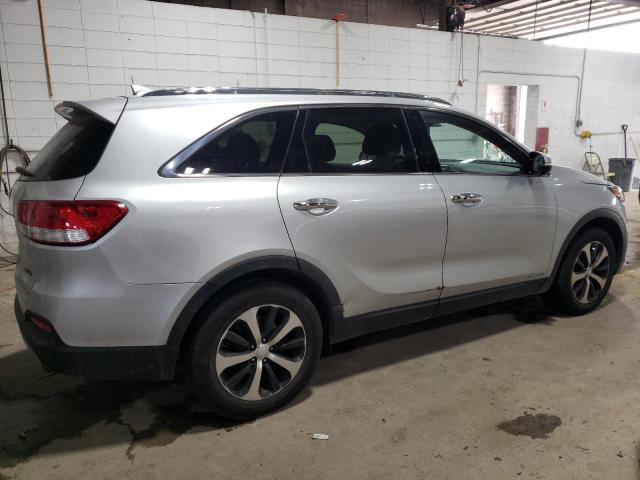 5XYPHDA51GG173720 - 2016 KIA SORENTO EX SILVER photo 3