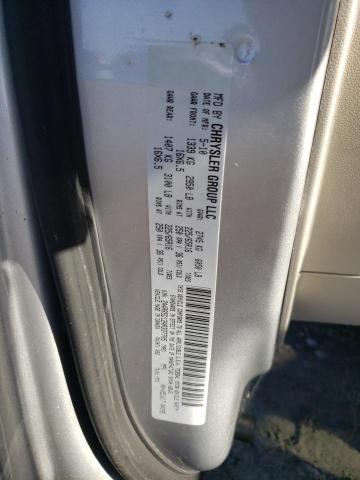 2A4RR5D12AR337705 - 2010 CHRYSLER TOWN & COU TOURING ვერცხლისფერი ფოტო 13