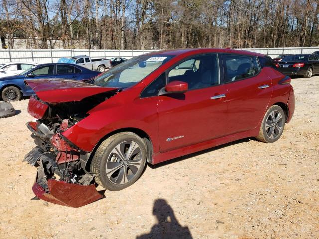 1N4AZ1CP5JC309008 - 2018 NISSAN LEAF S RED photo 1