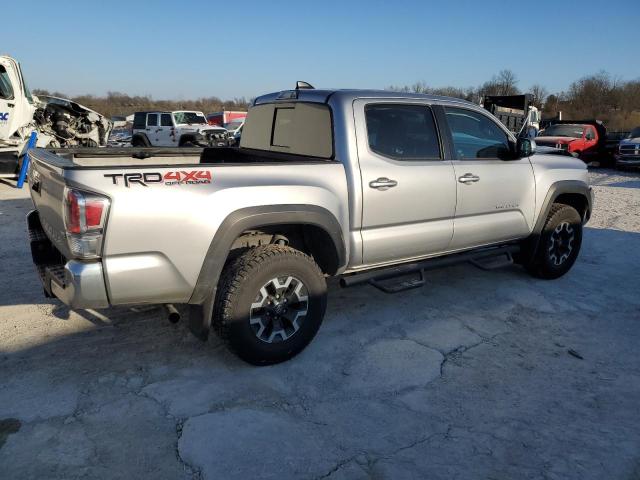 3TMCZ5AN4LM333345 - 2020 TOYOTA TACOMA DOUBLE CAB SILVER photo 3