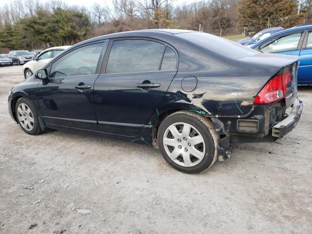 1HGFA16547L062348 - 2007 HONDA CIVIC LX BLACK photo 2