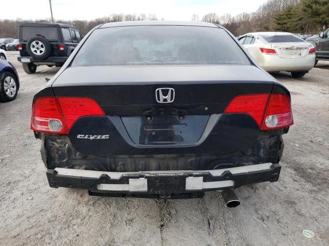 1HGFA16547L062348 - 2007 HONDA CIVIC LX BLACK photo 6