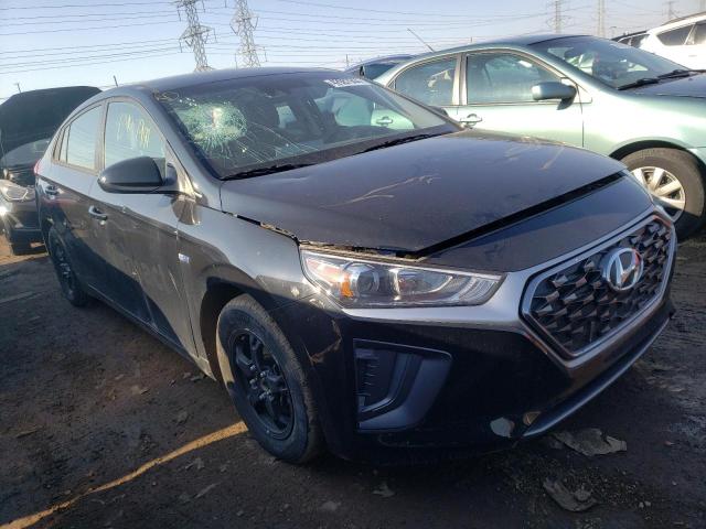 KMHC65LC0LU229575 - 2020 HYUNDAI IONIQ BLUE BLACK photo 4