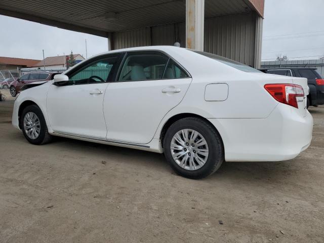 4T4BF1FK4DR295156 - 2013 TOYOTA CAMRY L WHITE photo 2