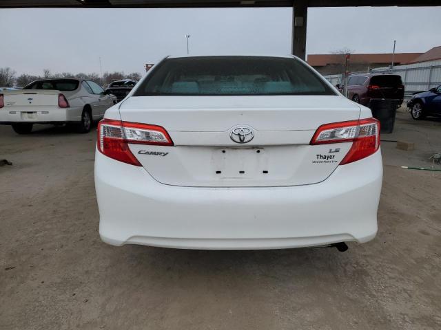 4T4BF1FK4DR295156 - 2013 TOYOTA CAMRY L WHITE photo 6