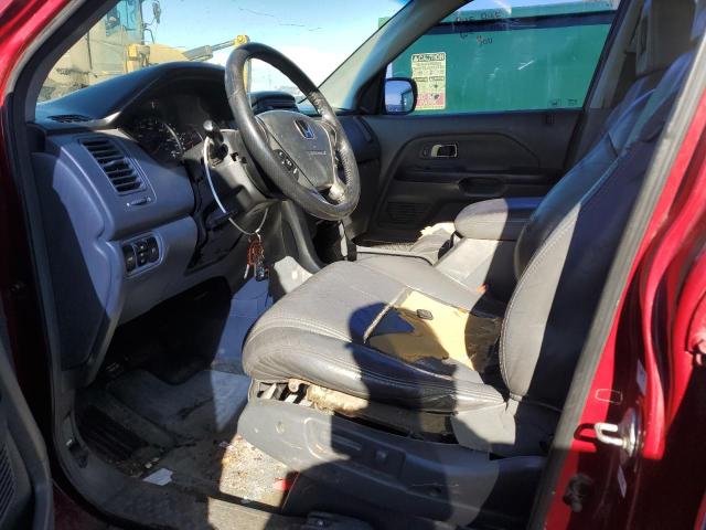 2HKYF18503H521766 - 2003 HONDA PILOT EXL RED photo 7