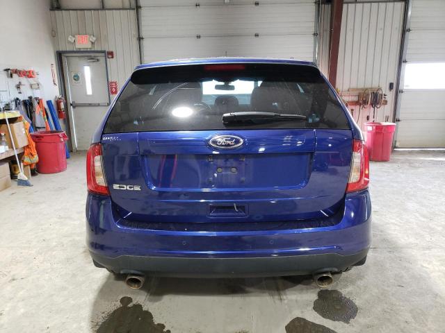 2FMDK3GC1DBC21068 - 2013 FORD EDGE SE BLUE photo 6