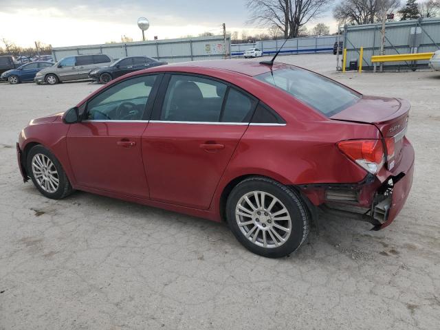 1G1PJ5SC6C7149887 - 2012 CHEVROLET CRUZE ECO RED photo 2