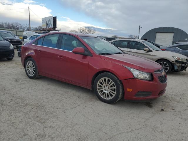 1G1PJ5SC6C7149887 - 2012 CHEVROLET CRUZE ECO RED photo 4