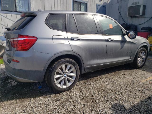 5UXWX9C54D0A11382 - 2013 BMW X3 XDRIVE28I GRAY photo 3