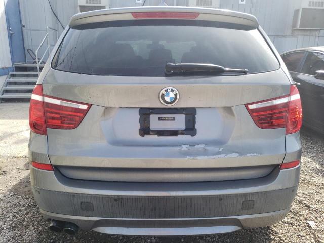 5UXWX9C54D0A11382 - 2013 BMW X3 XDRIVE28I GRAY photo 6