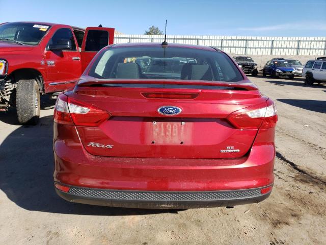 1FADP3F2XEL460995 - 2014 FORD FOCUS SE BURGUNDY photo 6