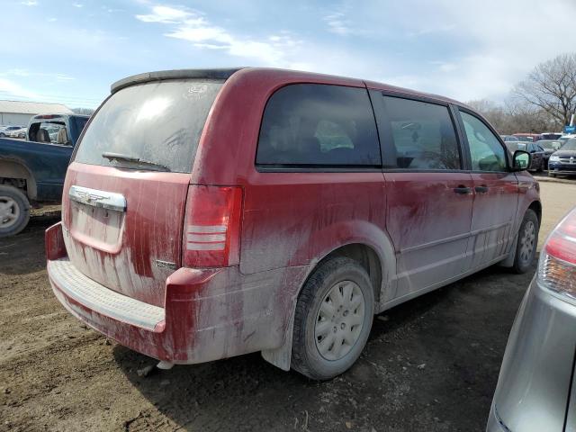 2A8HR44H38R708818 - 2008 CHRYSLER TOWN & COU LX RED photo 3