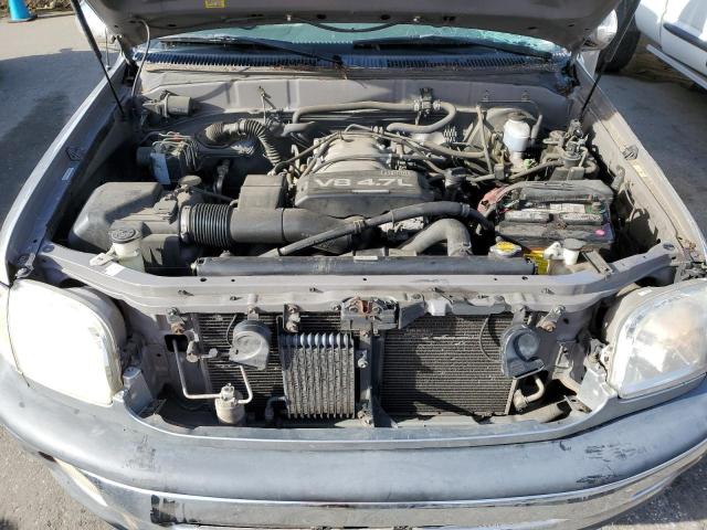 5TBRT341X1S140339 - 2001 TOYOTA TUNDRA ACCESS CAB ვერცხლისფერი ფოტო 11