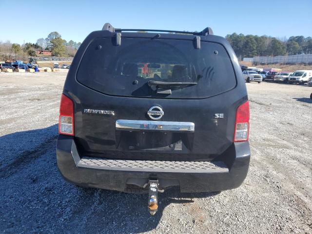 5N1AR18B78C639908 - 2008 NISSAN PATHFINDER S BLACK photo 6