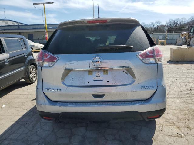 KNMAT2MV3GP618606 - 2016 NISSAN ROGUE S SILVER photo 6