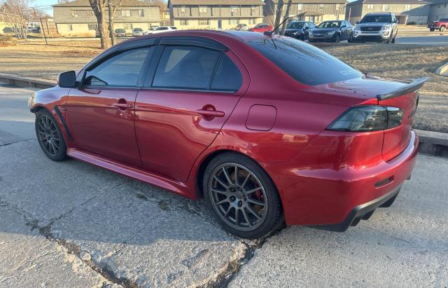 JA32W8FV0CU019216 - 2012 MITSUBISHI LANCER EVOLUTION GSR RED photo 3