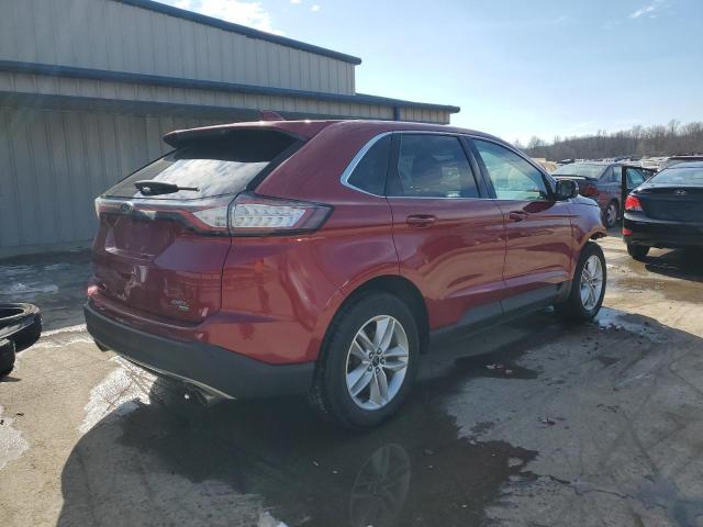 2FMPK4J82HBC04535 - 2017 FORD EDGE SEL RED photo 3