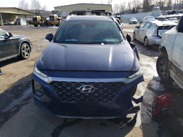 5NMS3CAD0LH258445 - 2020 HYUNDAI SANTA FE SEL BLUE photo 5