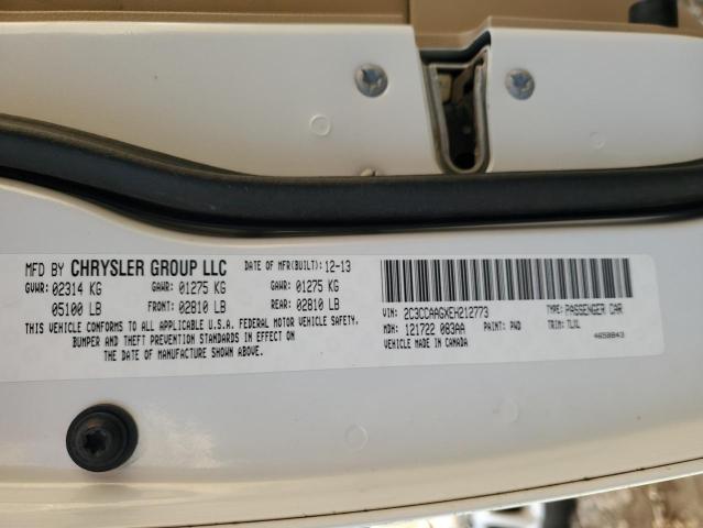 2C3CCAAGXEH212773 - 2014 CHRYSLER 300 WHITE photo 12