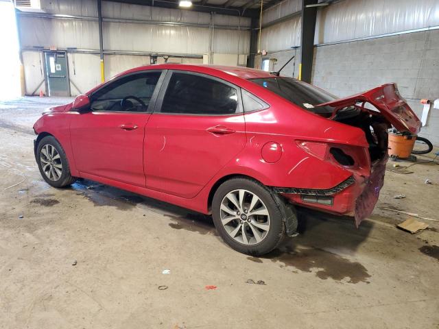 KMHCT4AE7HU349405 - 2017 HYUNDAI ACCENT SE RED photo 2