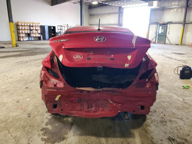 KMHCT4AE7HU349405 - 2017 HYUNDAI ACCENT SE RED photo 6