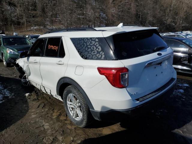 1FMSK8DH9LGB45305 - 2020 FORD EXPLORER XLT WHITE photo 2