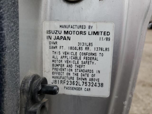 J81RF2362L7532438 - 1990 GEO STORM 2+2 SILVER photo 12