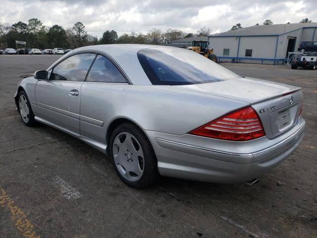 WDBPJ76J75A046591 - 2005 MERCEDES-BENZ CL 600 SILVER photo 2