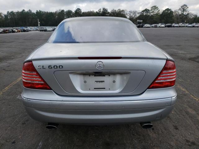 WDBPJ76J75A046591 - 2005 MERCEDES-BENZ CL 600 SILVER photo 6