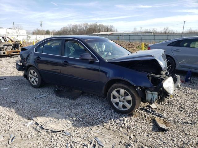 KNAGE123785224309 - 2008 KIA OPTIMA LX BLUE photo 4