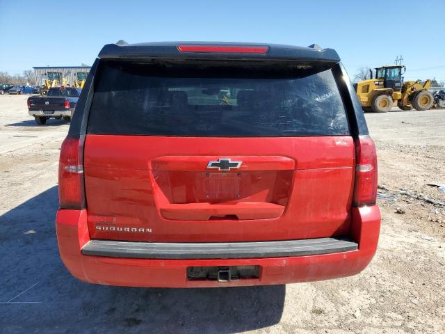 1GNSKHKC7JR344535 - 2018 CHEVROLET SUBURBAN K1500 LT RED photo 6