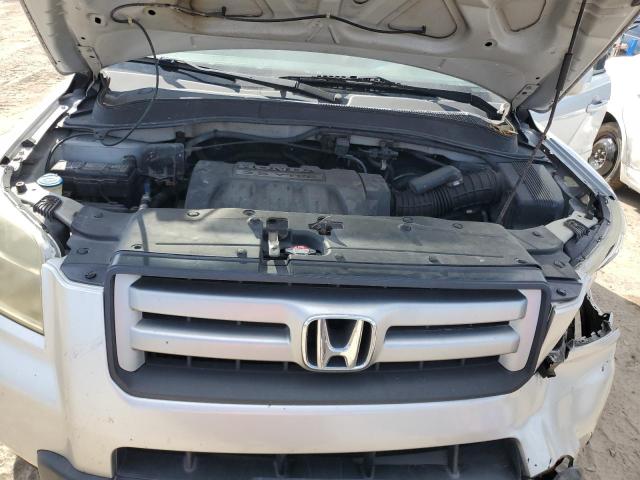 2HKYF18616H544616 - 2006 HONDA PILOT EX SILVER photo 12