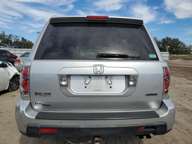 2HKYF18616H544616 - 2006 HONDA PILOT EX SILVER photo 6