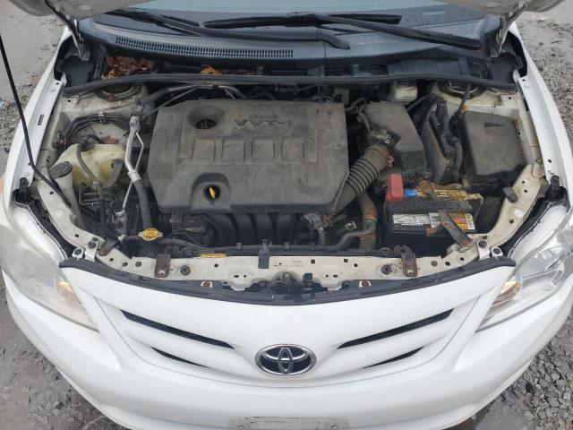 2T1BU4EE5BC739723 - 2011 TOYOTA COROLLA LE BASE WHITE photo 11