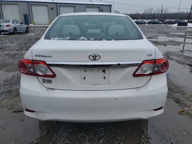 2T1BU4EE5BC739723 - 2011 TOYOTA COROLLA LE BASE WHITE photo 6