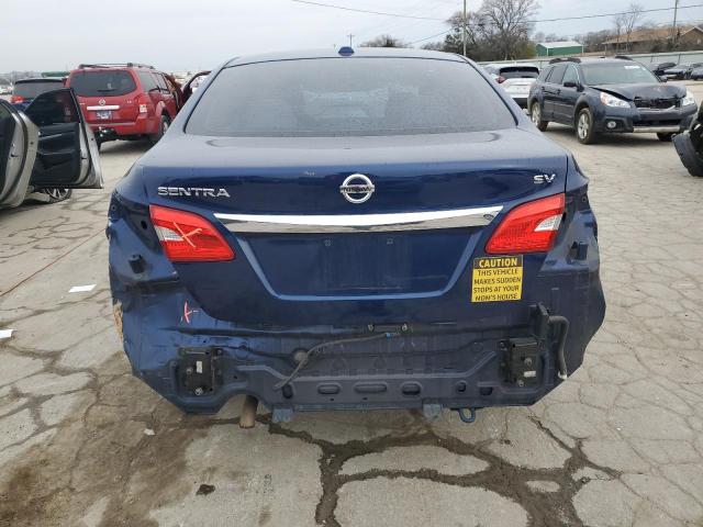 3N1AB7AP0GY251784 - 2016 NISSAN SENTRA S BLUE photo 6