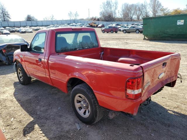 1FTYR10D27PA02092 - 2007 FORD RANGER RED photo 2