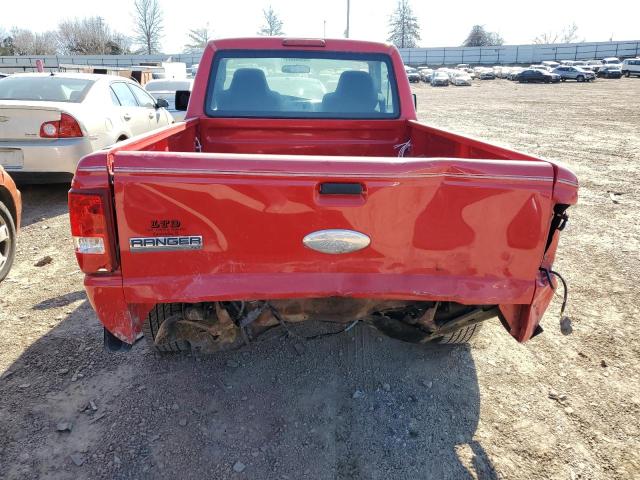 1FTYR10D27PA02092 - 2007 FORD RANGER RED photo 6