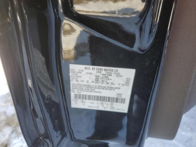 1FTPX14V29FA39737 - 2009 FORD F150 SUPER CAB BLACK photo 12