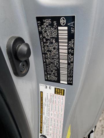 JTKJF5C76E3077835 - 2014 TOYOTA SCION TC ვერცხლისფერი ფოტო 13